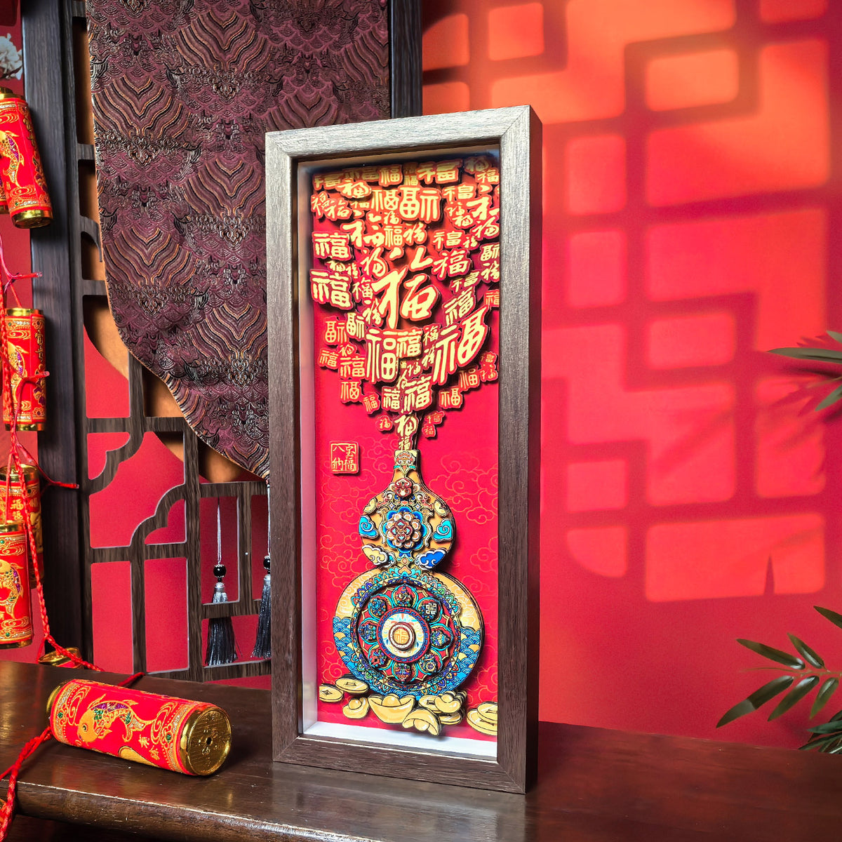 Eight Auspicious Symbols Gourd