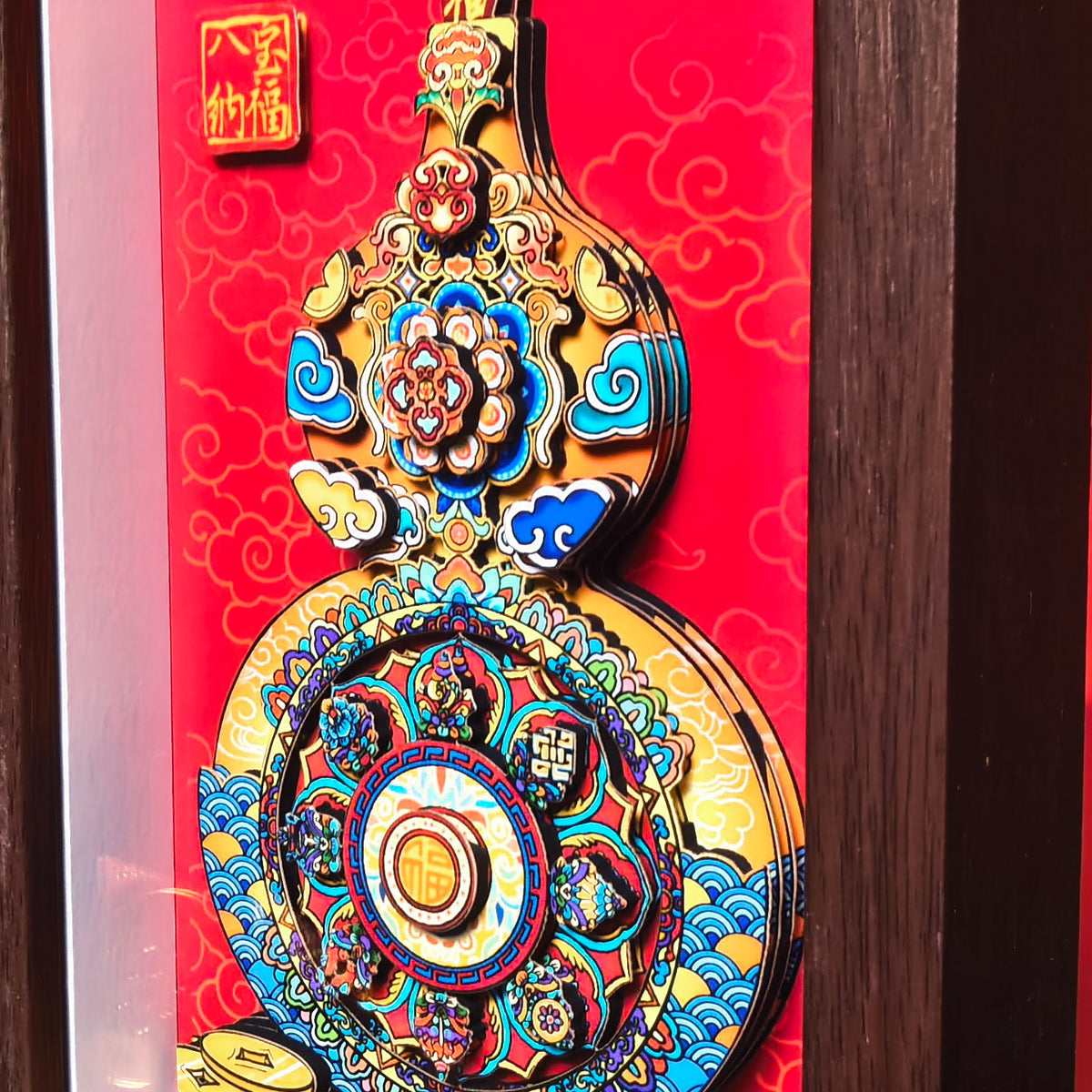 Eight Auspicious Symbols Gourd